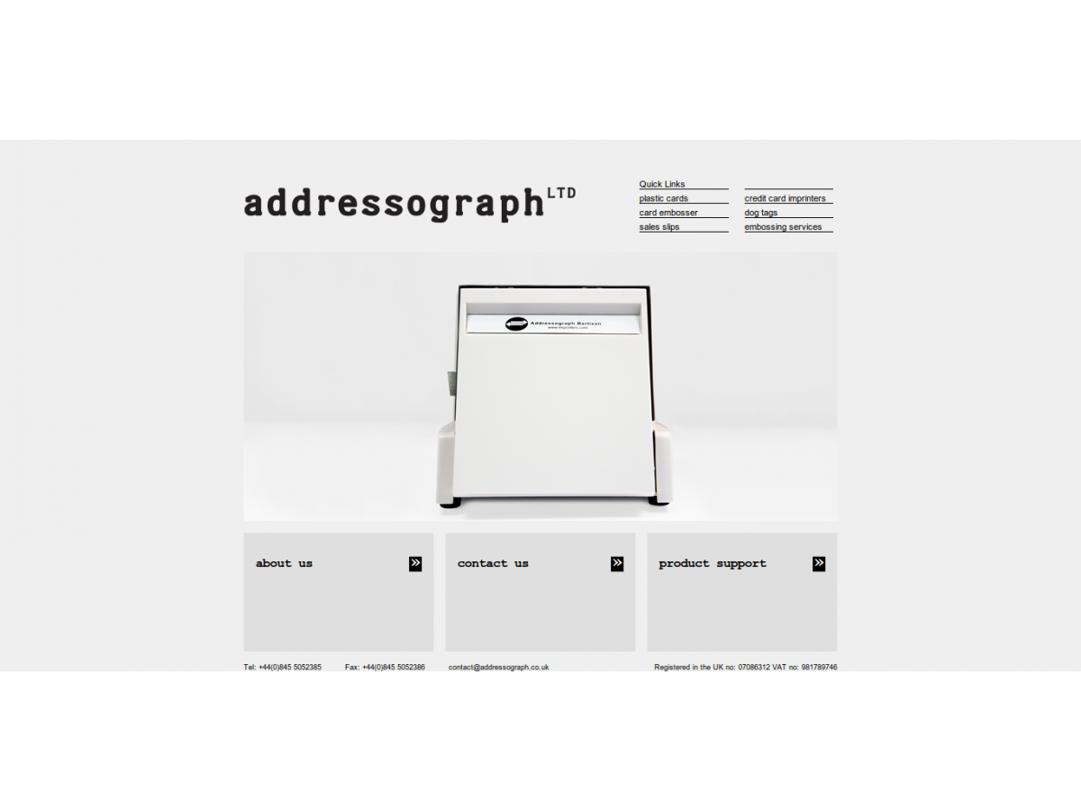 addressograph website Gloucester