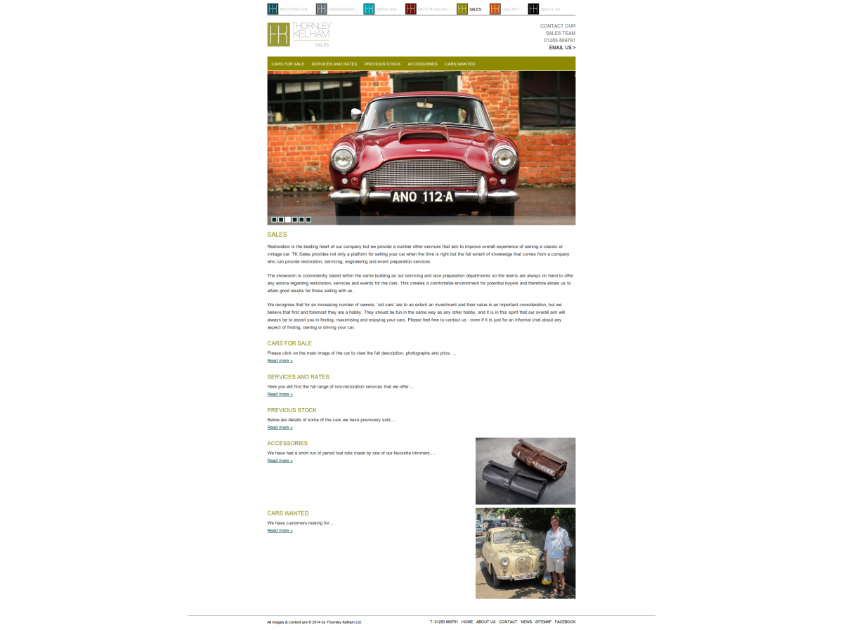 thornleykelham website sales gloucestershire