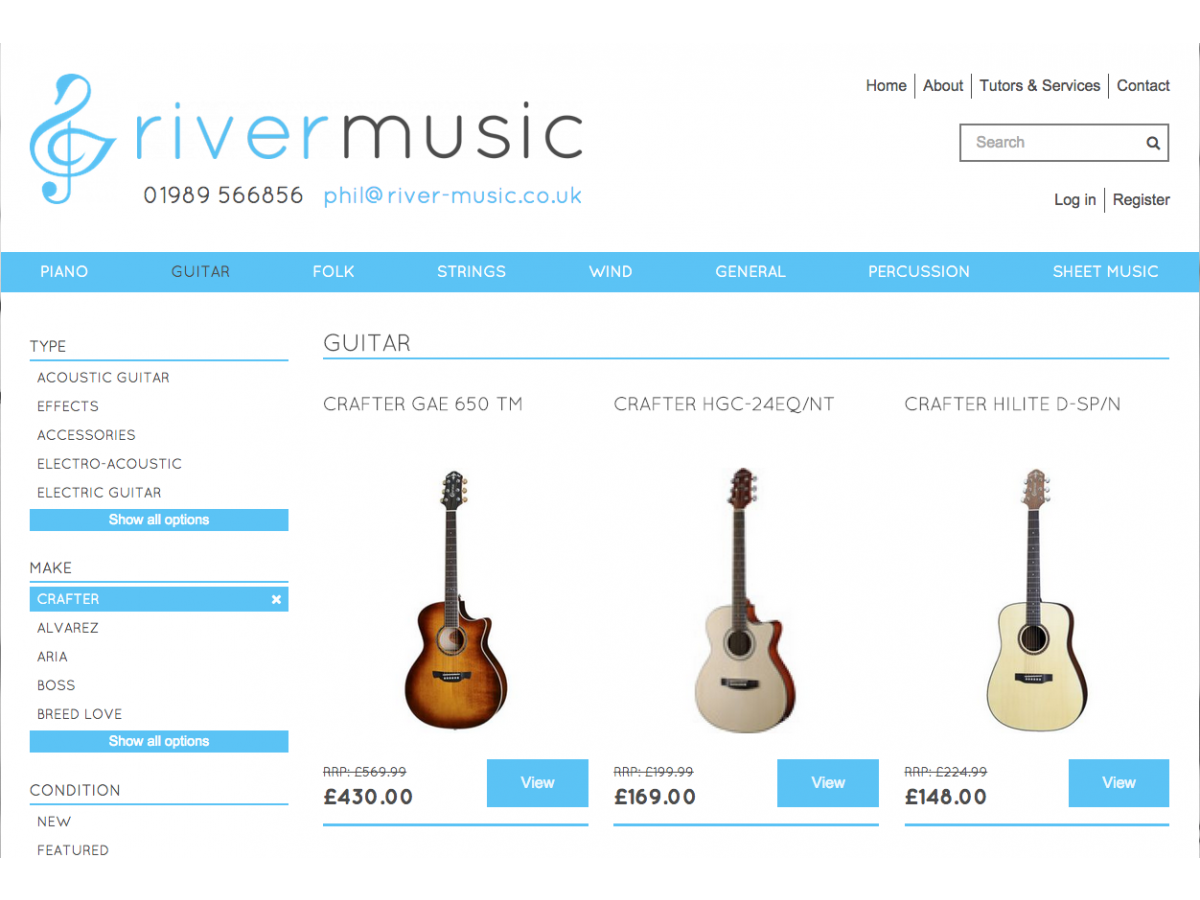 River Music Guitars