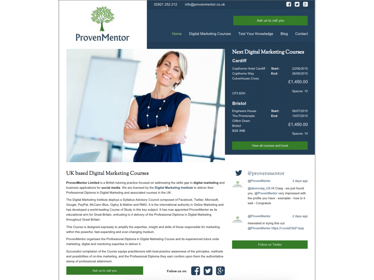 Proven Mentor Home Page